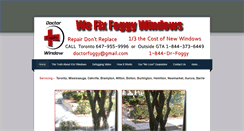 Desktop Screenshot of doctorfoggywindow.ca